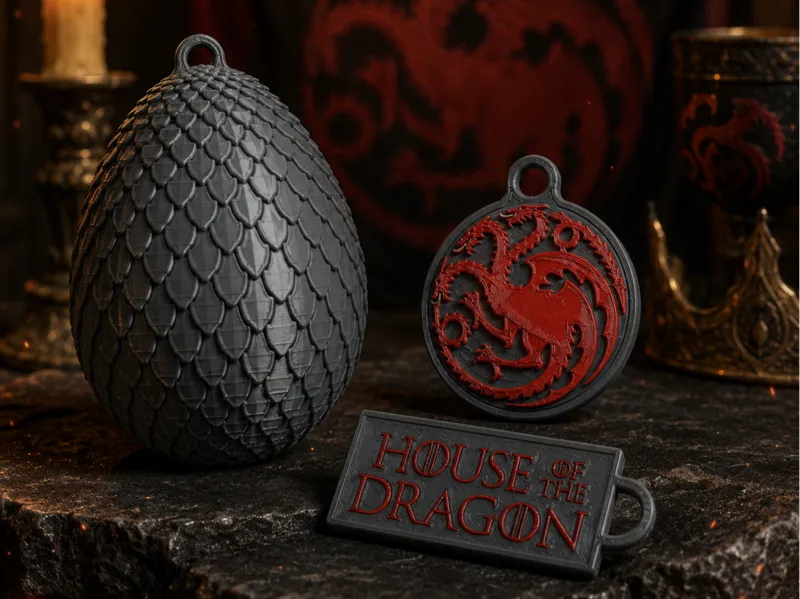 Targaryen (serie di ciondoli House of the Dragon)