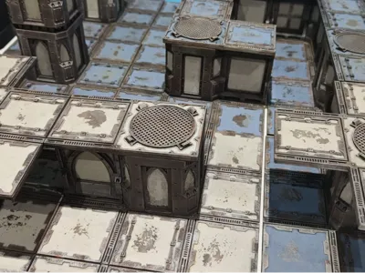 Zone Mortalis (Walls, floors, columns, platforms)