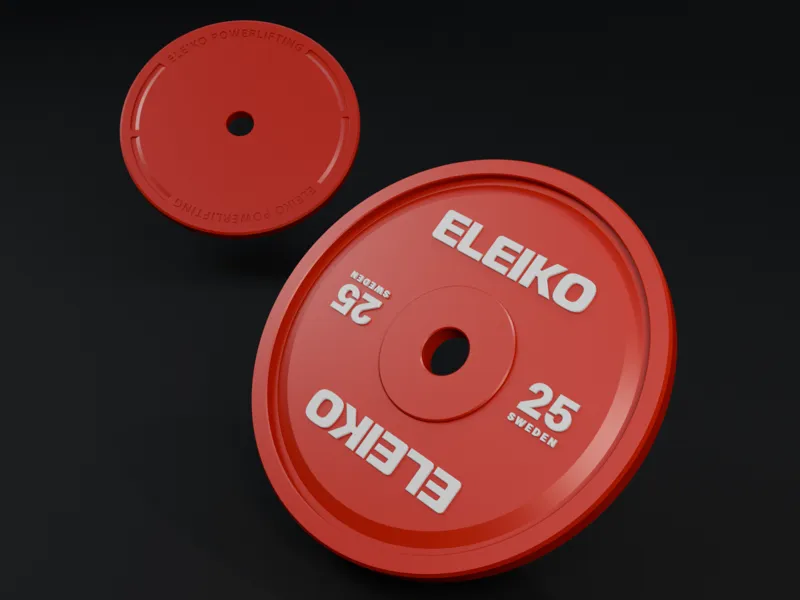 Decorative weight plate
