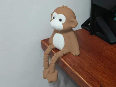 Articulated Sitting Monkey