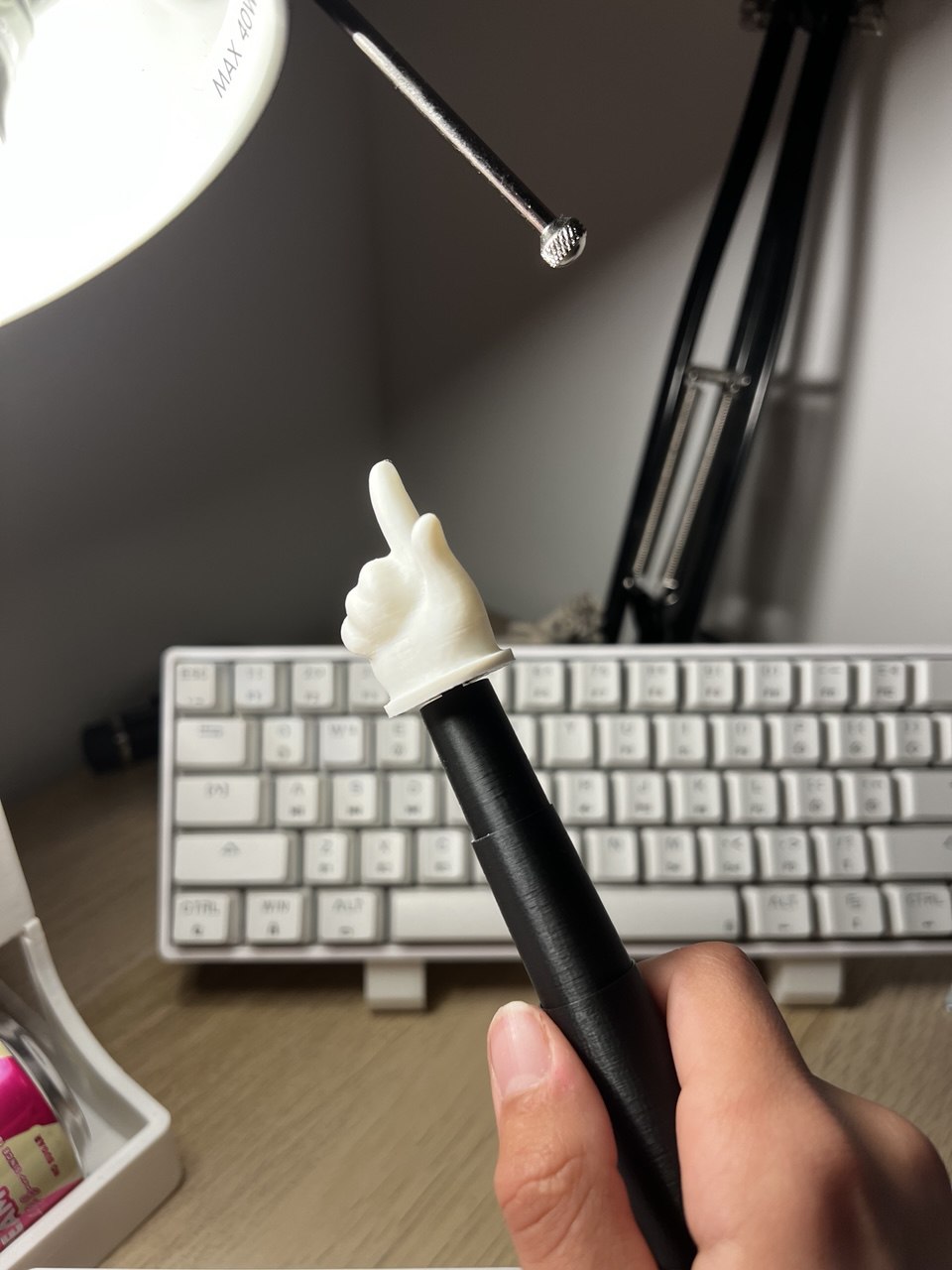 Small Collapsible Pointer Finger Stick Print In Place v1