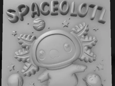 spaceolotl astronaut axolotl