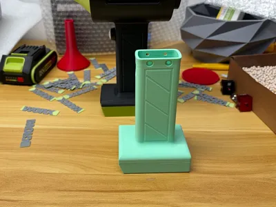 Handle for the adapted 3D printed Dayi A7 power take-off base of the Dyson V8 vacuum cleaner motor dust blower gun