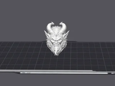 Krampus Head For GI Joe Body