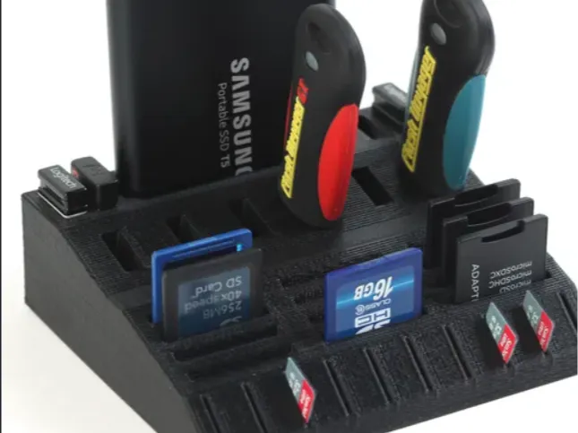 Organizador escritorio USB, SD, Micro SD...