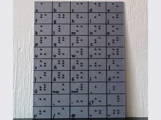TABLA DEL ABECEDARIO EN BRAILLE