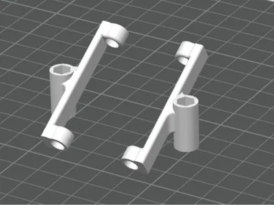 Side Rx antenna holder for volador VX/VD5