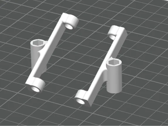 Side Rx antenna holder for volador VX/VD5