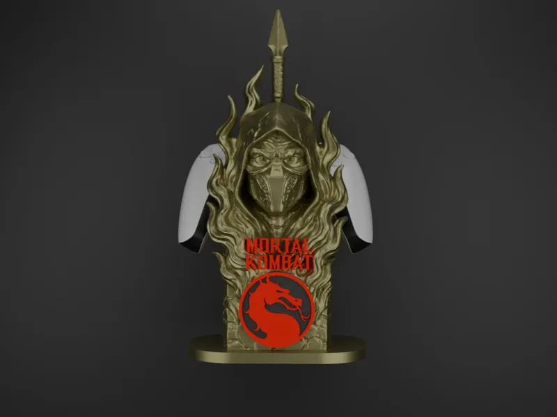 Mortal Kombat "Scorpion" PS5 Controller Stand
