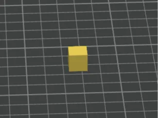 Cube print test