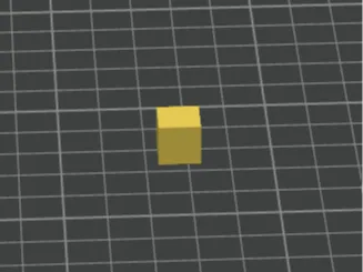 Cube print test