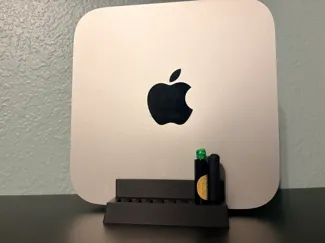 MAC MINI DOCK WITH USB FLASH DRIVE STAND