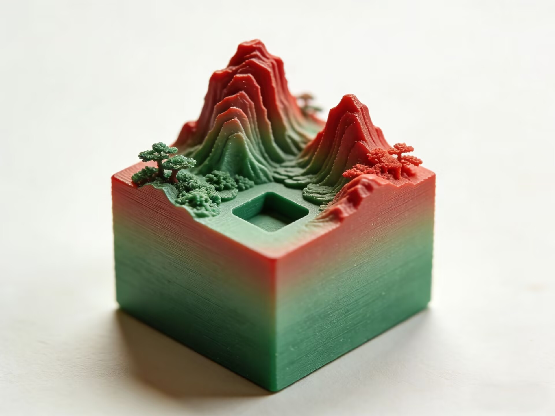 丹峰翠池场景微缩