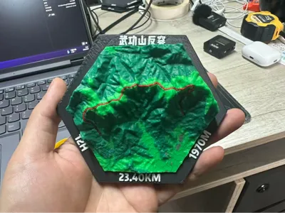 Wugong Mountain Reverse Traverse Trail Model - Summer