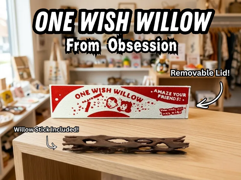 One Wish Willow Box & Stick - The Obsession 
