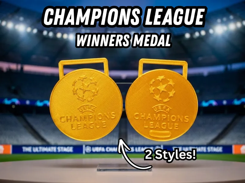 Champions League Winner’s Replica Medal