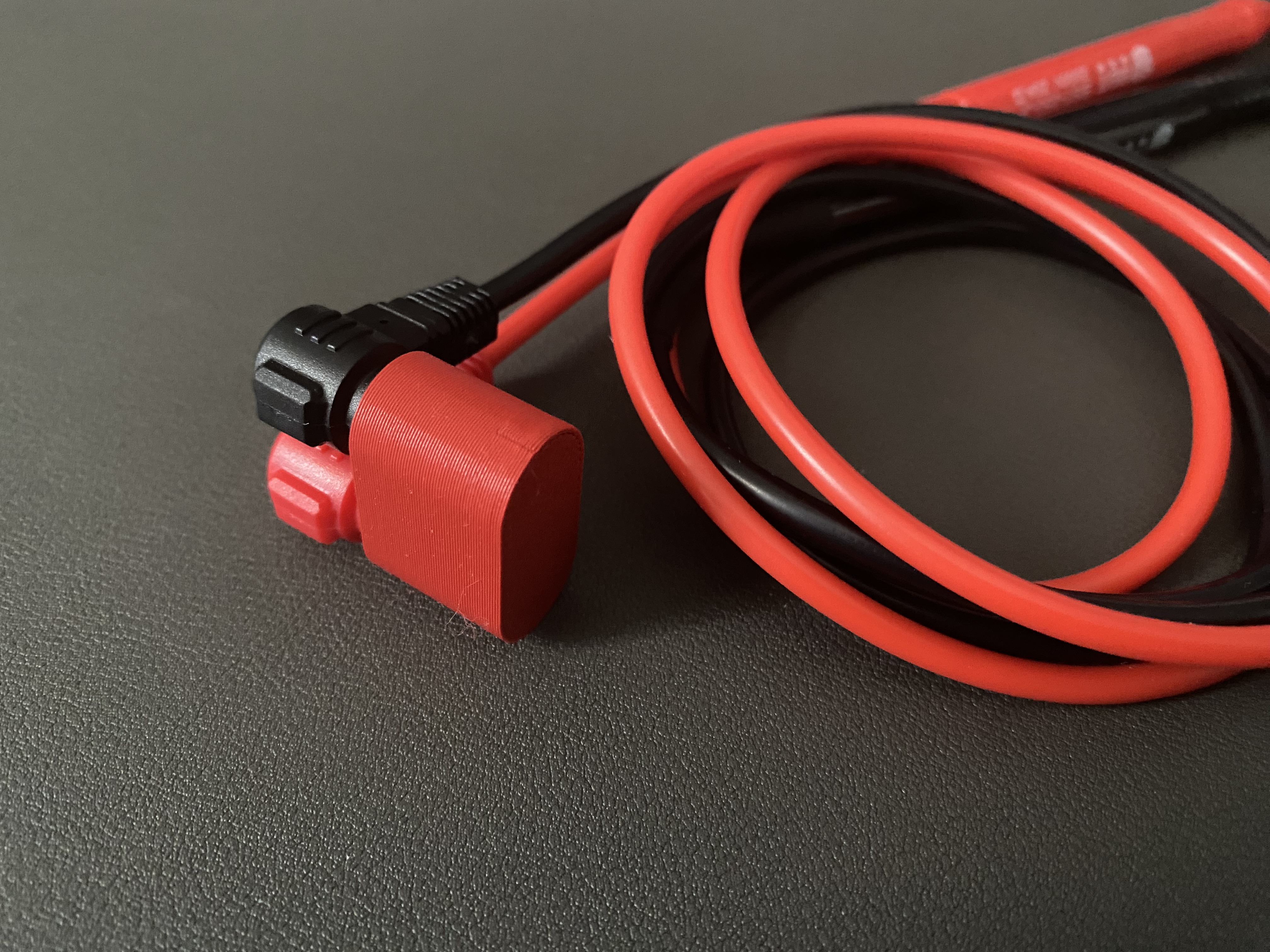 Multimeter probe end/connector cap