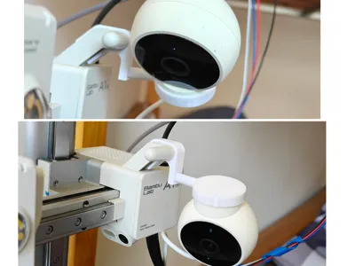 Rotatable Normal and Inverted Mount for A1 mini Xiaomi Camera 2K, Modular Design, Two Viewing Angles, Universal Base Also Supports Other Cameras