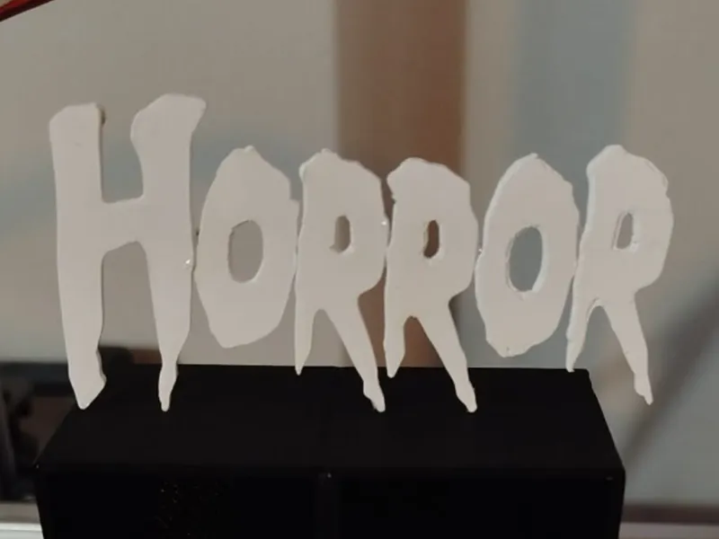 SCRITTA HORROR