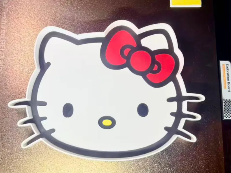 hellokitty 卡通托盘 卡通收纳盘 拼豆盘 拼豆收纳盘 凯蒂猫头收纳 凯蒂 办公室桌面收纳