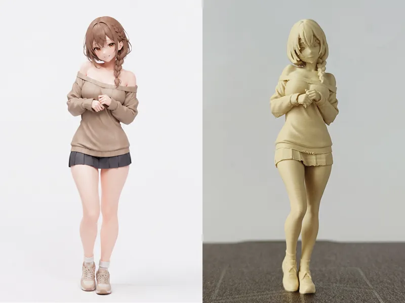 动漫女孩 手办