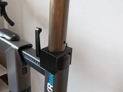 Adapter Kickr bike to workshop stand