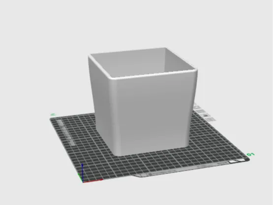 Minimalist Square Plant Pot with Drip Tray