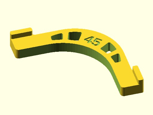 Radiusschablone / Radius Template (customizable)