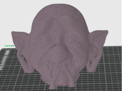 troll head for crafting dolls