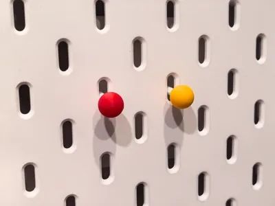 IKEA Skadis Pegboard Blocked Switch Extender