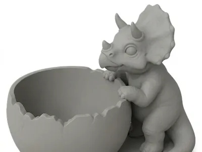 TRICERATOPS POPCORN HOLDER