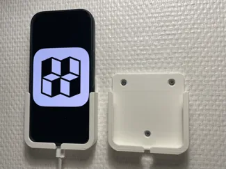 Configurable Phone wall mount (no support)