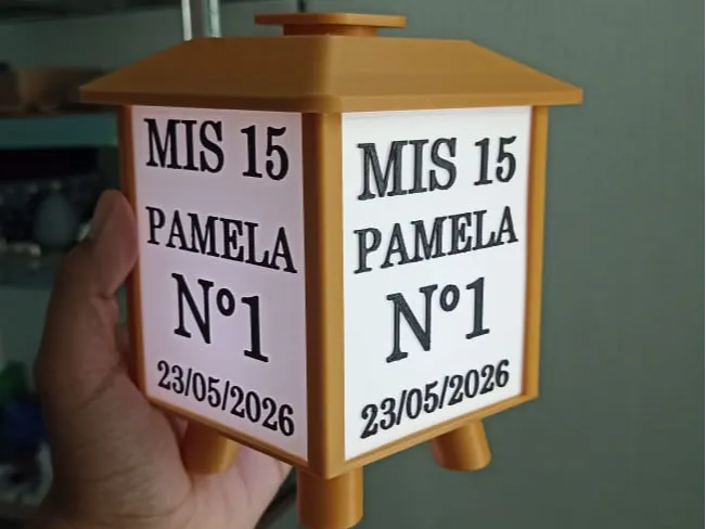 Lampara para velas led