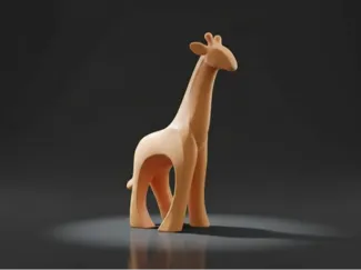 Modern Giraffe Sculpture