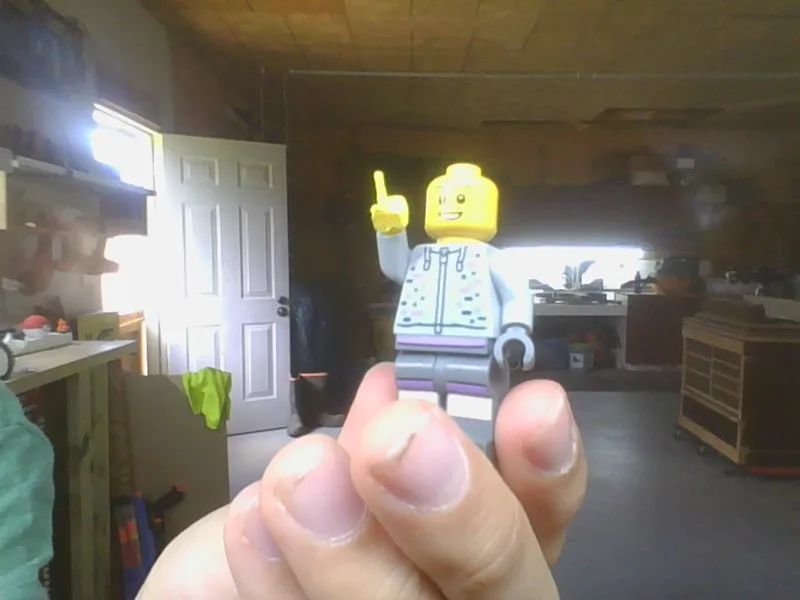 Brick Mini Figure Middle Finger 