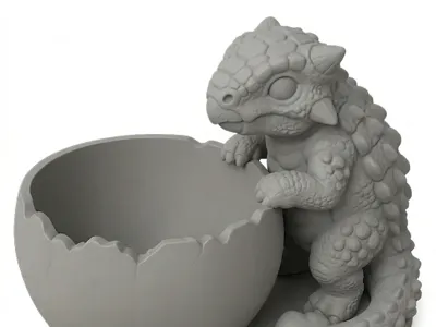 Ankylosaurus Popcorn Holder