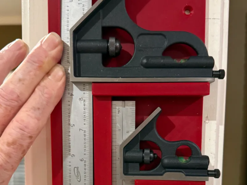 combination square wall mount