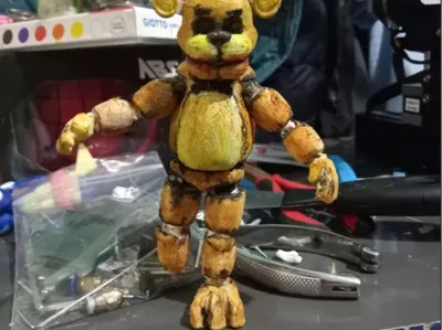 Fnaf golden Freddy action figure