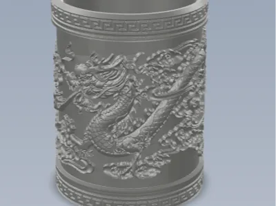 Chinese Dragon Pencil Case