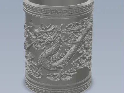 中国龙笔盒