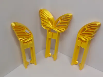 Minimalist Butterfly Wing Perler Bead Pen!