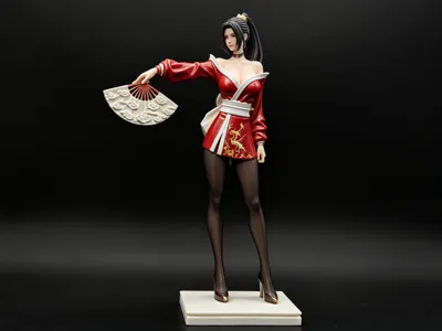 Mai Shiranui - Free 3D Print Model - MakerWorld