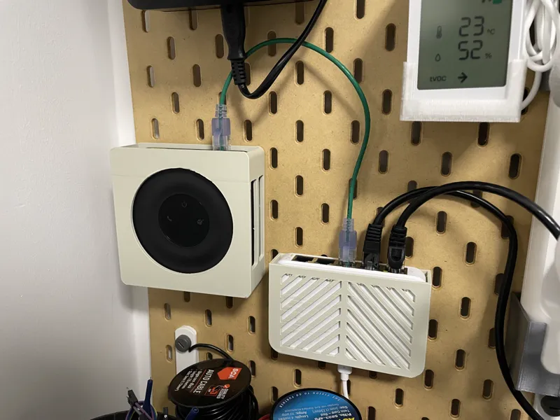 Mount for Grandstream HT801 ATA for IKEA SKADIS