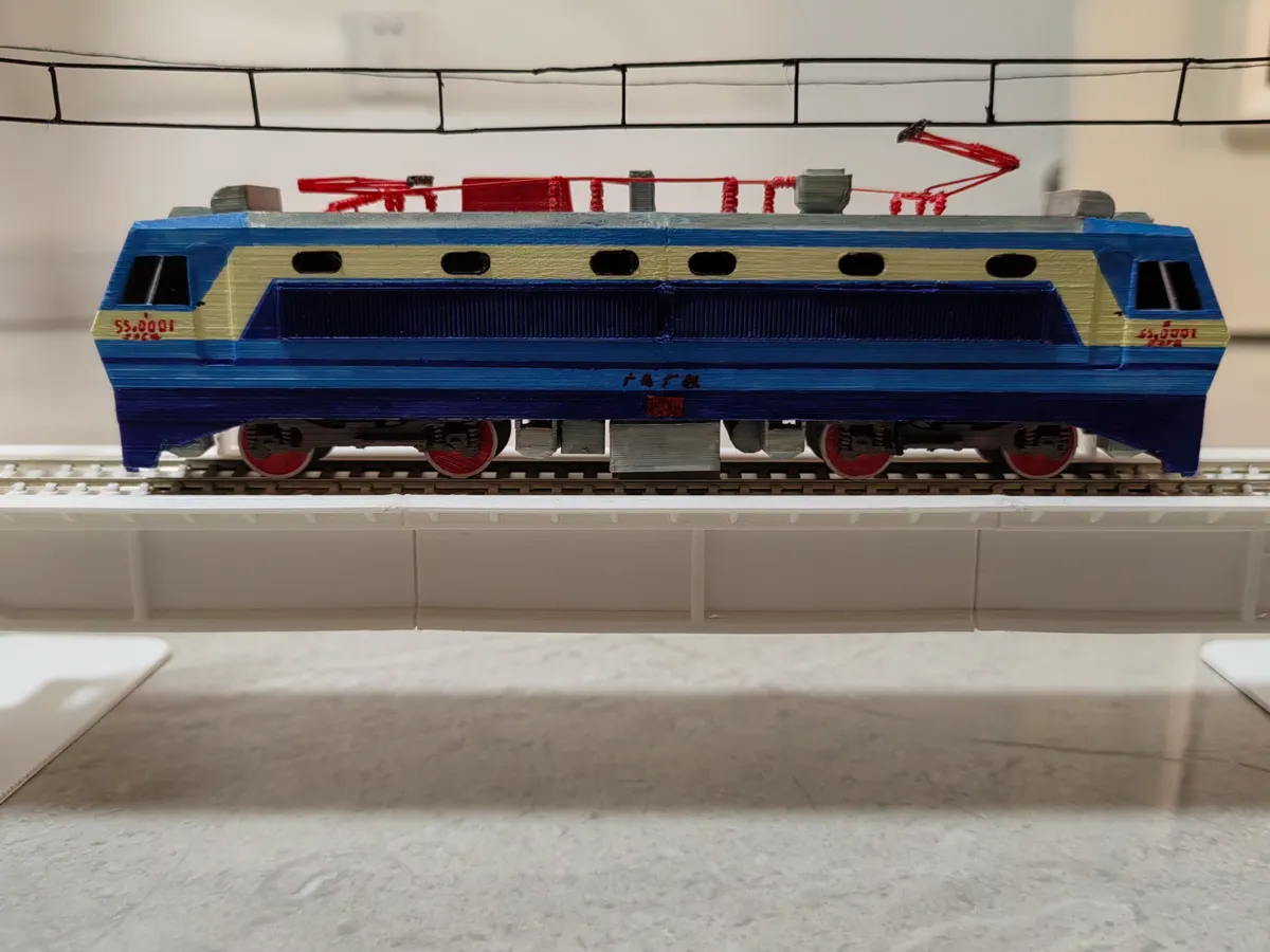 Shaoshan 8 Electric Locomotive 100:1 Model - Free 3D Print Model ...