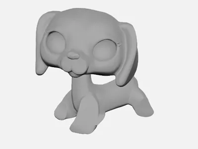 Littlest pet shop LPS Dachshund
