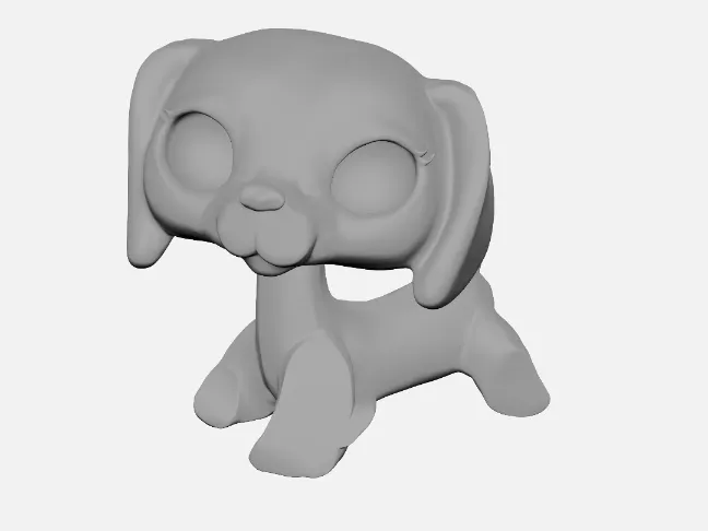 Littlest pet shop LPS Dachshund