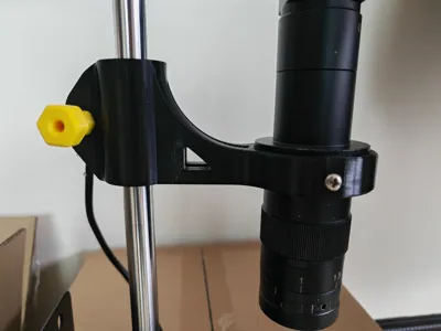 Electronic repair magnifying glass mounting bracket