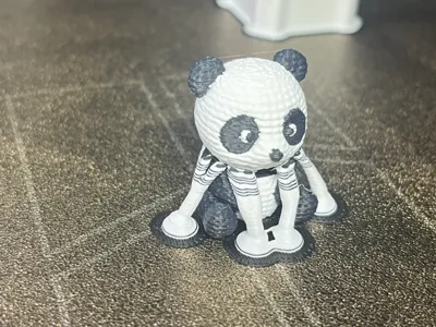 Cute 3D Panda – Low Infill & Easy Print