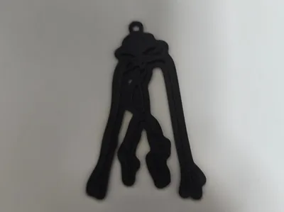 Backrooms bacteria keychain