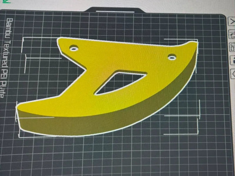 Kawasaki Motocross Bremsschutz / Brake Guard 
